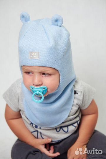 Шапка шлем зимний на мальчика 46