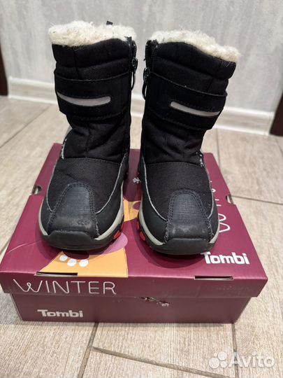 Сапоги дутики зимние детские 25