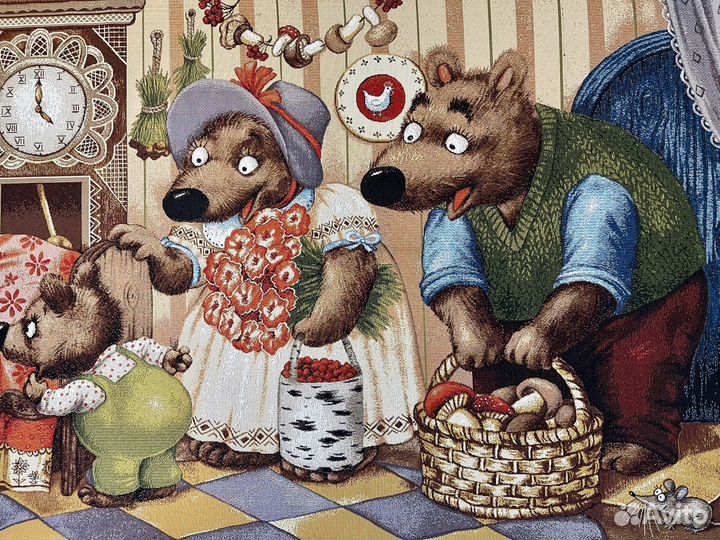 Картина в раме гобелен