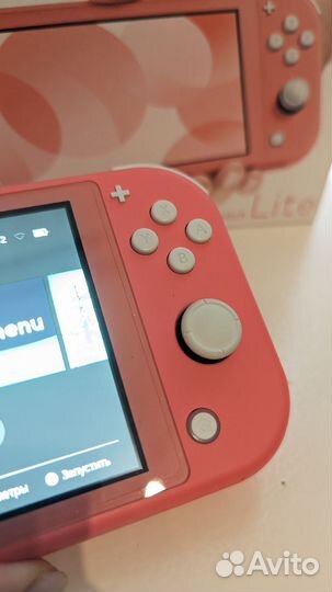 Nintendo switch lite новая прошитая 128гб