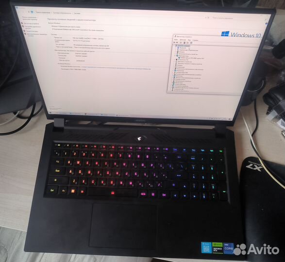 Продам игровой ноутбук gigabyte aorus 17H BXF