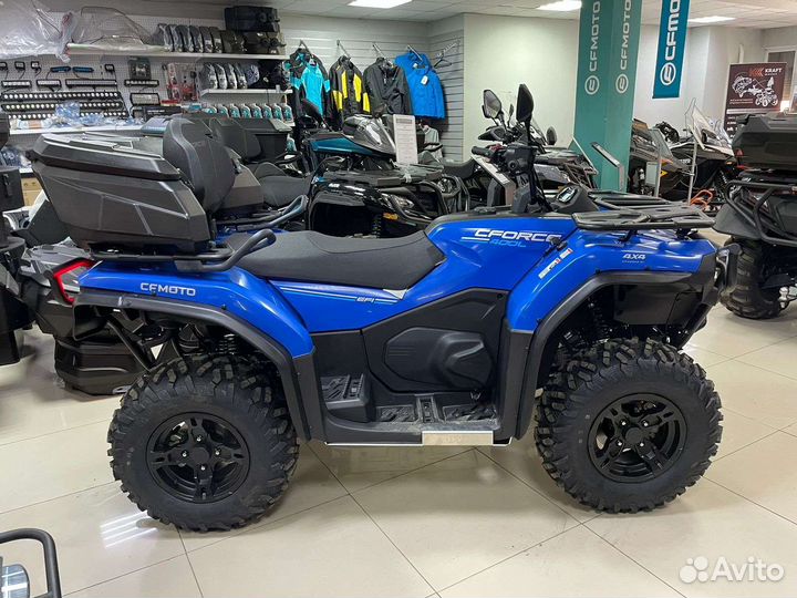 Квадроцикл cfmoto cforce 400L EPS синий