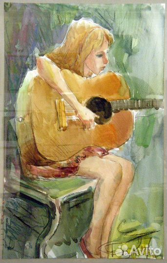 Акварель,графика 30х40.