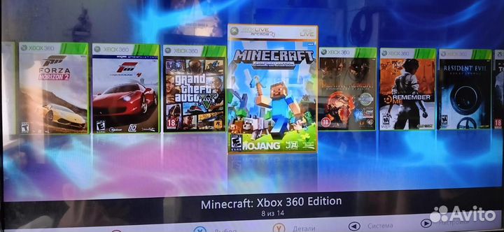 Xbox 360 slim 500Gb прошитый