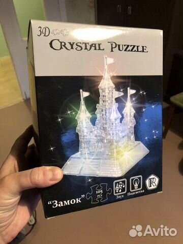 3d пазл замок