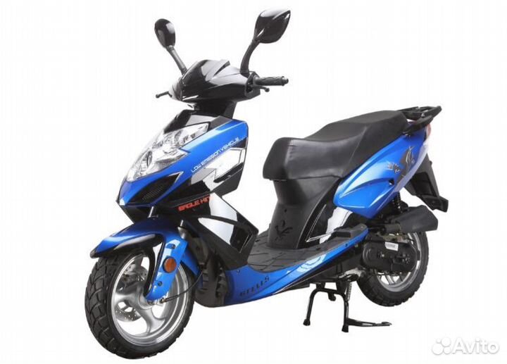 Скутер racer RC150T-15 stells синий