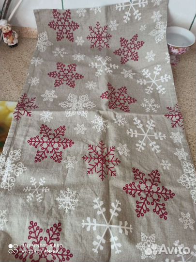 Скатерть льняная новая