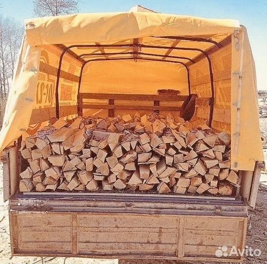 Дрова березовые колотые