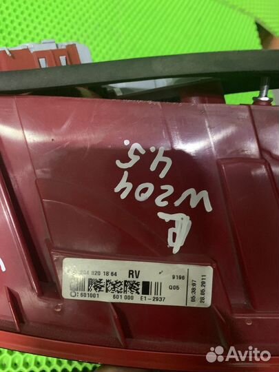 Фонарь задний левый mercedes C-class W204 с 2011г