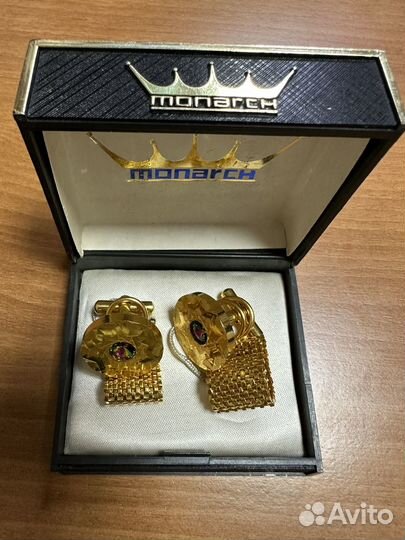 Запонки Monarch Англия новые
