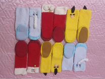 Носки-Тапочки детские Зверушки (комплект 3 пары)