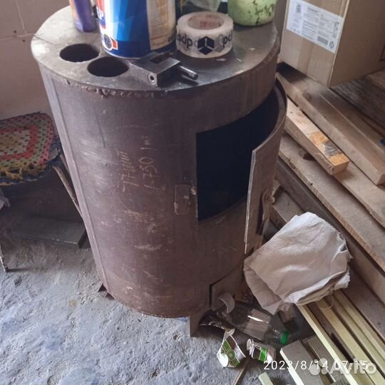 Печь буржуйка для гаража