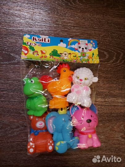 Новые резиновые игрушки для ванной Kaili