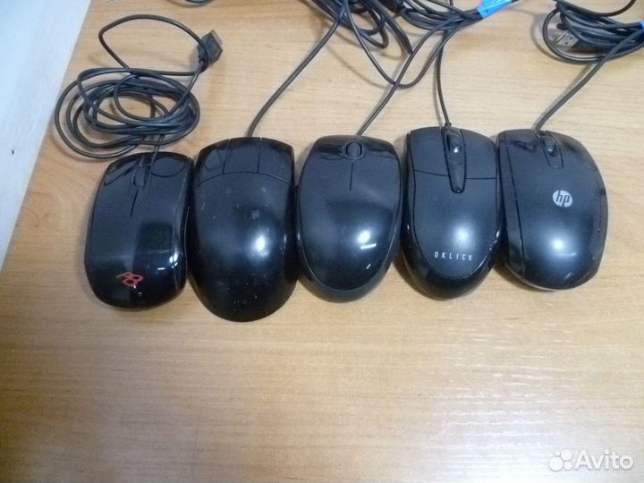 Мыши компьютерные usb/ps2 б\у