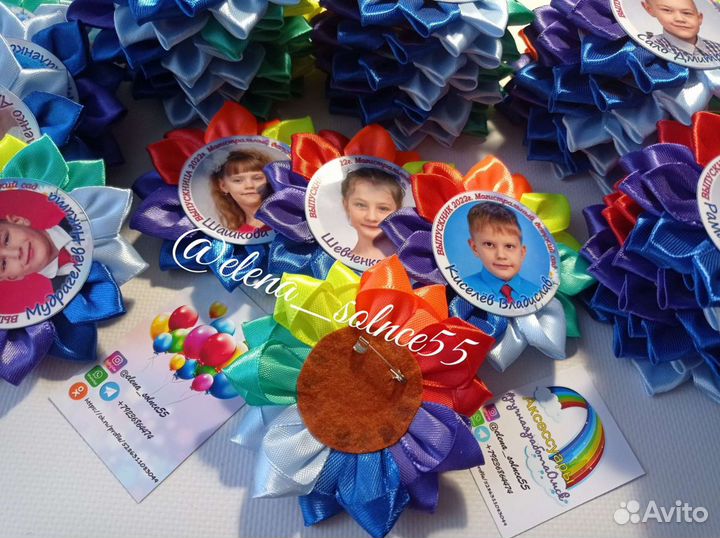 Значок медаль выпускника / нагрудные значки с фото