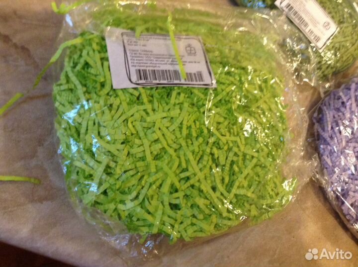 Наполнитель для подарков бумажный