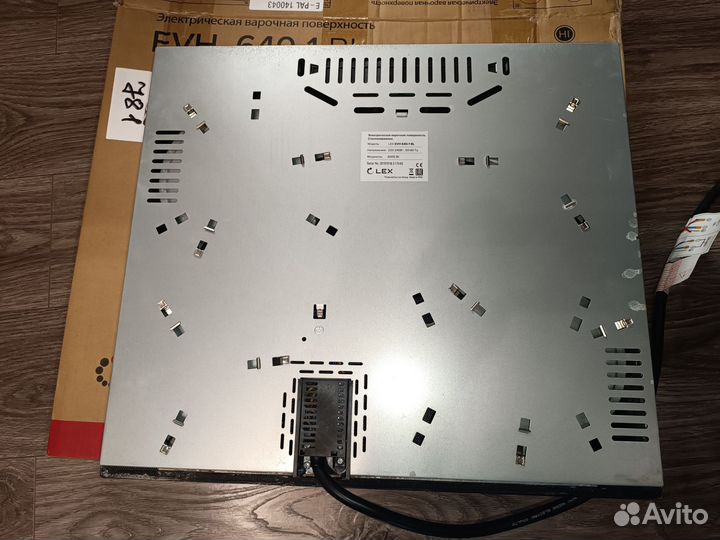 Варочная панель lex evh 640-1 bl по запчастям