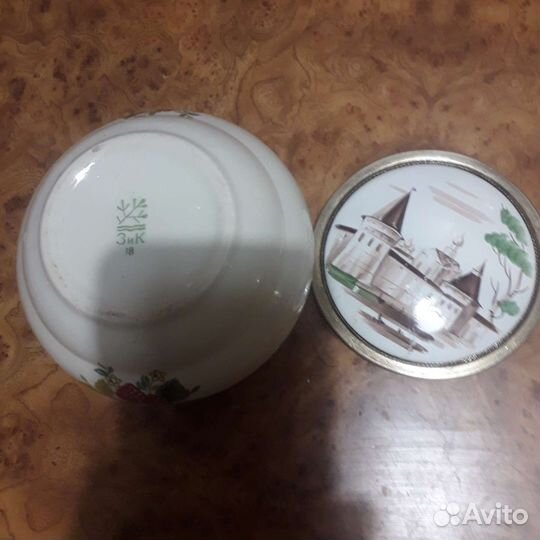 Вазочка зик фарфор