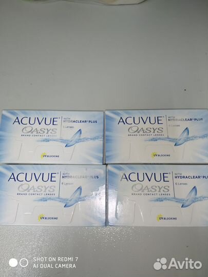 Контактные линзы acuvue oasys 6шт