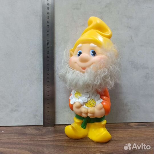 Советская Резиновая Игрушка Гном Ретро Из СССР