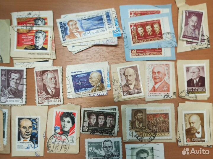 Почтовые марки 1967-1977 знаменитые личности