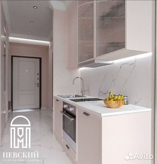 Кухня прамая маленькая. Цена за все