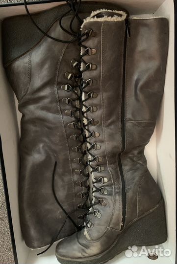 Сапоги moda in pelle зима нат.кожа