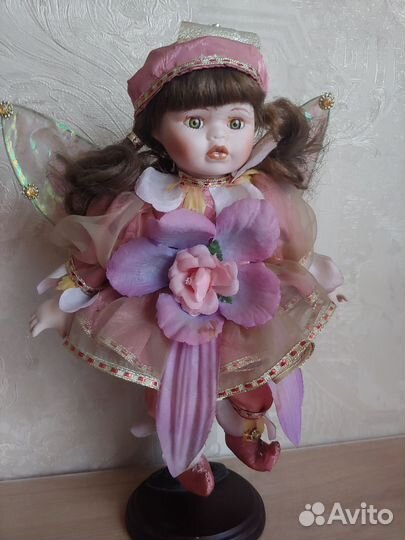 Кукла керамическая фарфоровая коллекционная