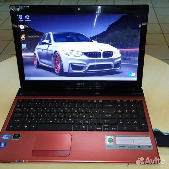 Шустрый ноут Acer Core i 5 + 8 gb ssd