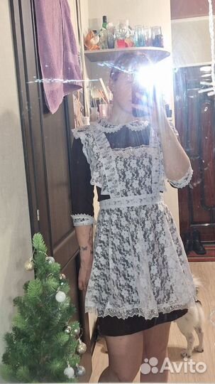 Школьная форма для последнего звонка с фартуком