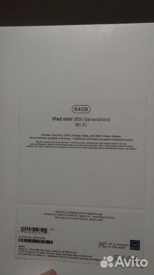 Планшет iPad mini 6 64gb WiFi + pencil