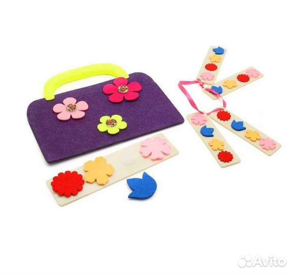 Игрушки монтессори из фетра