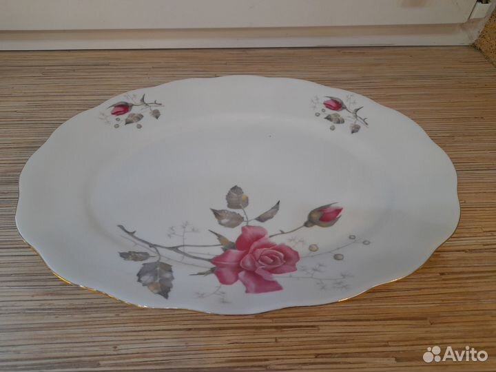 Блюдо овальное Carolina Польша винтаж 70-ые гг