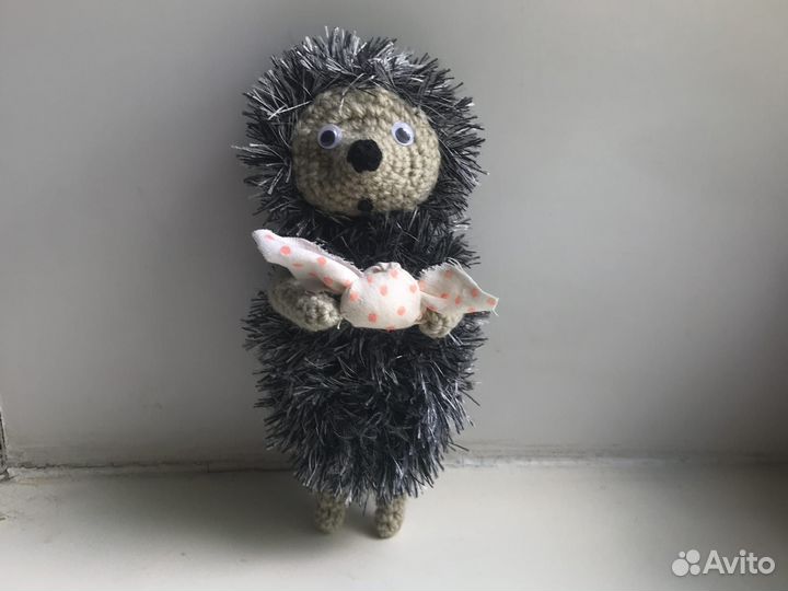 Ёжик в тумане игрушка сувенир 18 см