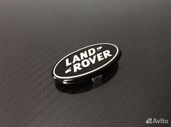 Эмблема на руль Land Rover штатная чёрная