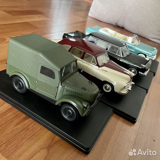 Коллекционные модели машин Легенды СССР 1:24