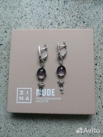 Серьги серебро 925 проба