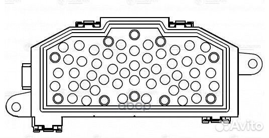 Резистор э/вент. отопителя Skoda Octavia A5 (04