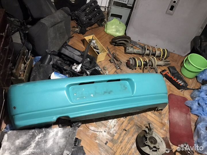 Задний бампер ваз 2112