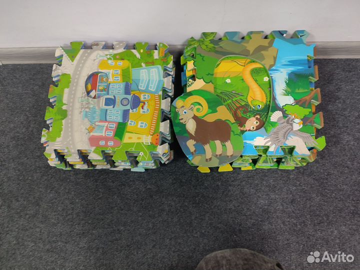 Пазлы мягкие на пол