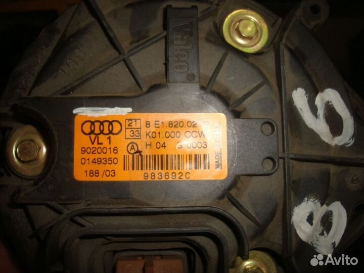 Моторчик печки 8E1820021E для ауди А4 8Е