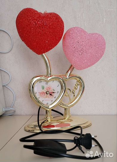 Светильник Часы настольные