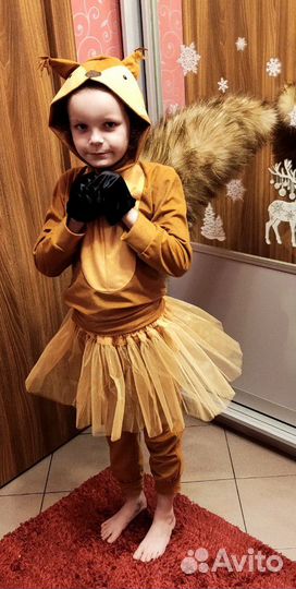 Костюм белки 5-6 лет прокат