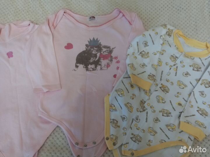 Боди для девочки 86 пакетом