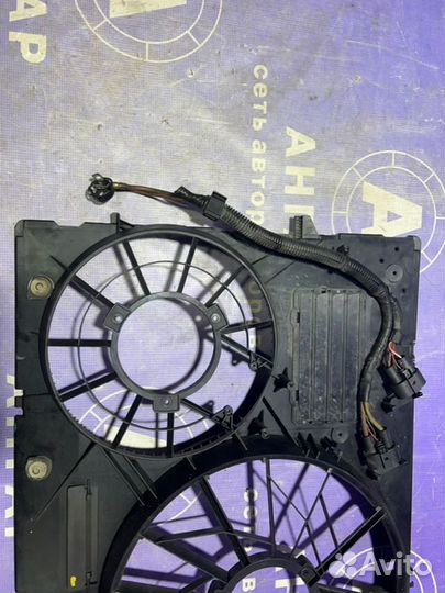 Диффузор радиатора Volkswagen Touareg 7L 2 2005