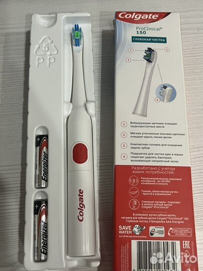 Электрическая зубная щетка colgate