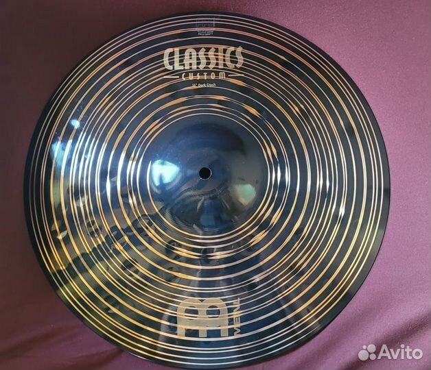 Набор тарелок для барабанов meinl dark custom