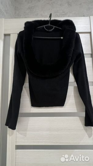 Кожаный сарафан женский 44 46