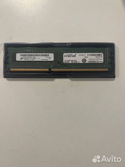 Оперативная память ddr3 4 gb crucial