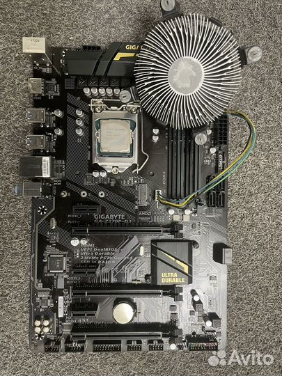 Материнская плата z270p-D3 с процессором G3930